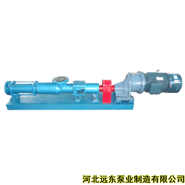 G40-1V-W101单螺杆泵可以做输送化工废料渣泵,输送絮凝剂泵