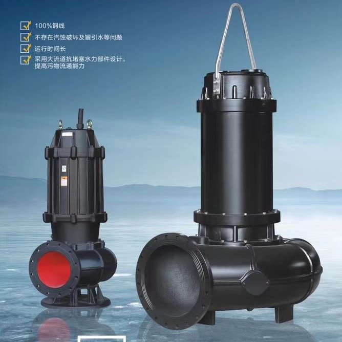 双河泵供应 搅匀式排污泵  200WQ300-25-37   潜水污水泵