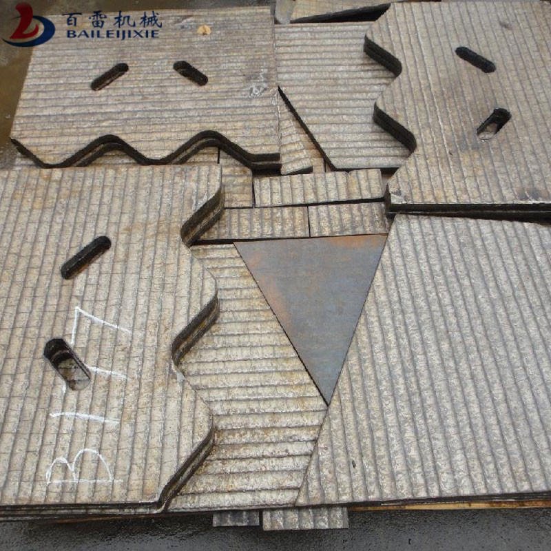 复合堆焊耐磨钢板 6+4高耐磨钢板 百雷 堆焊耐磨板