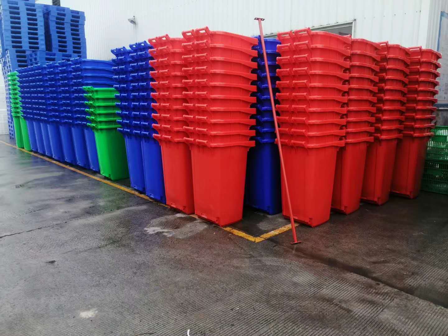 江津区120L学校环卫垃圾桶 四色分类大号加厚塑料垃圾桶厂家批发
