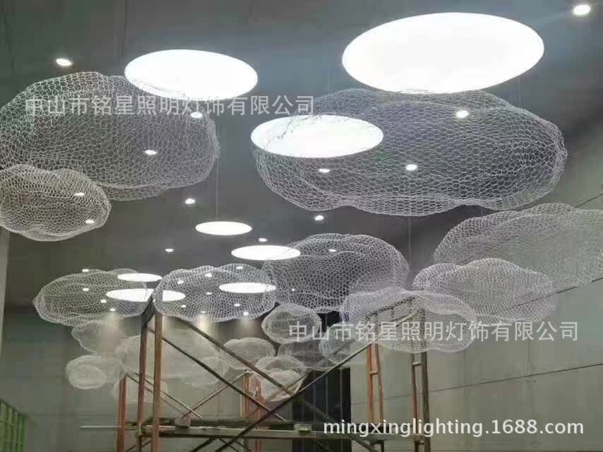 萤火虫吊灯后现代创意个性满天星灯具设计师工程吧台餐厅云朵吊灯示例图20