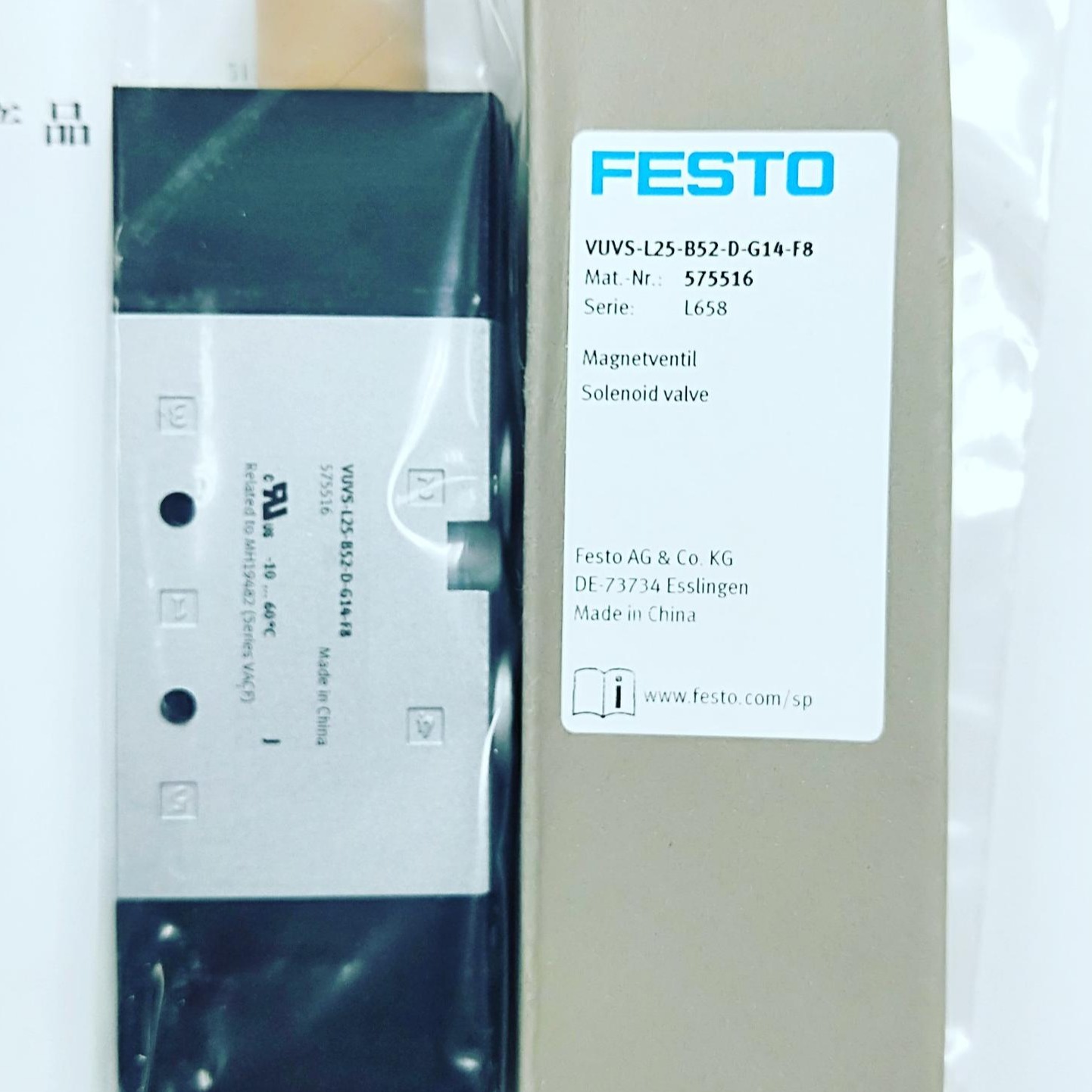 德国FESTO/费斯托VUVG-LK10-T32C-AT-M7-1H2L-S电磁阀特价