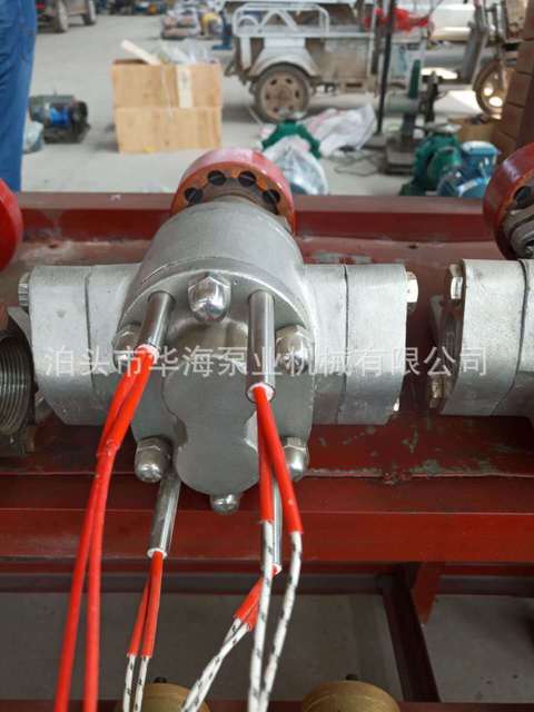 华海泵业304不锈钢圆弧齿轮油泵  KCB 2CY  YCB油泵 不锈钢电加热齿轮泵