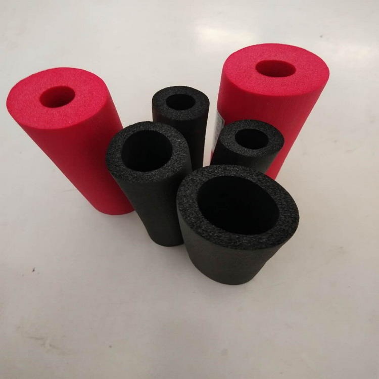 批量供应 华章牌 黑色彩色25MM橡塑保温管 耐弯曲防腐蚀橡塑管