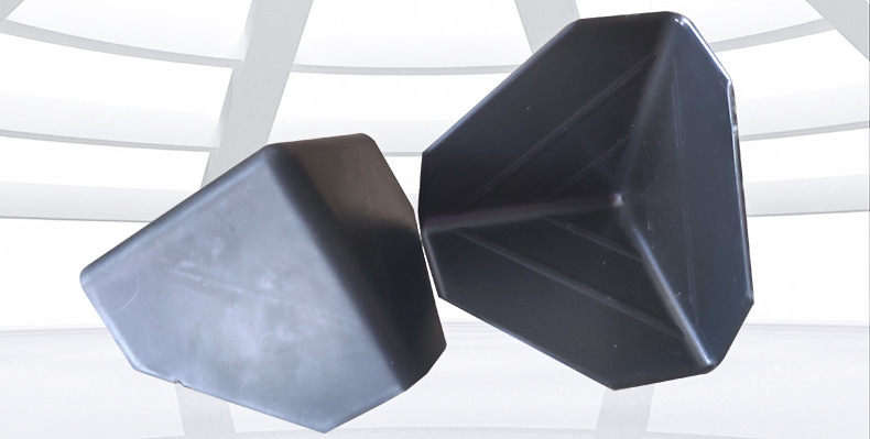 55型防撞三面塑料保护角塑料护角纸箱护角家具橱柜板材打包装黑色示例图2