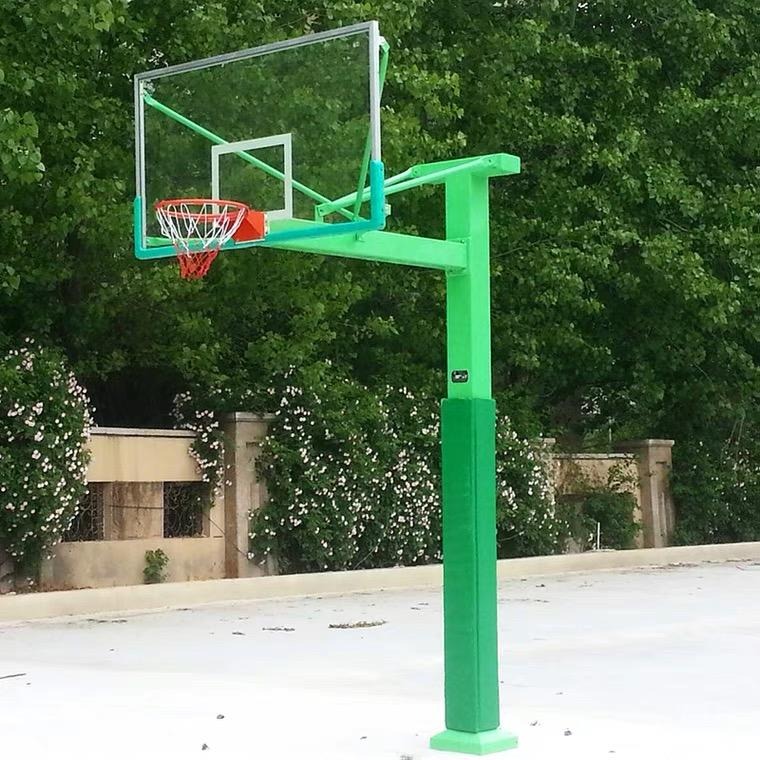 180方管篮球架 篮球架厂家 户外标准比赛篮球架 龙泰体育