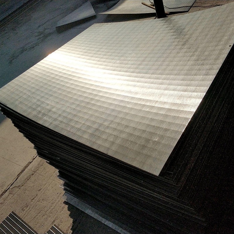 304不锈钢条缝筛网 污水处理用不锈钢条形筛网 T型丝焊接条缝筛网 专业生产