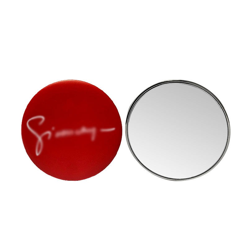 可爱卡通小圆镜广告礼品单面镜印logo 通过TUV验厂厂家定制便携随身化妆镜子