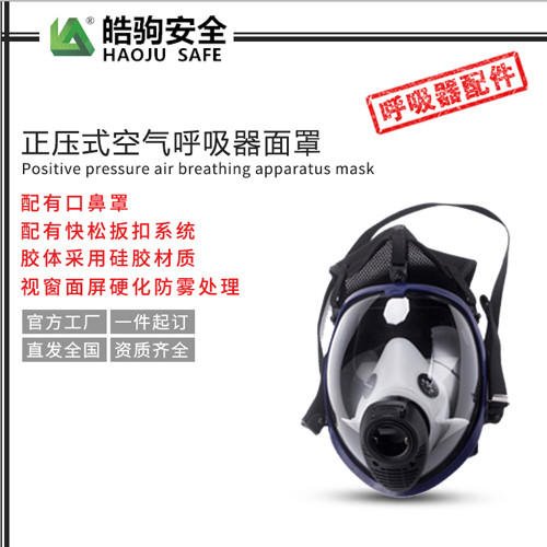 上海皓驹 正压式空气呼吸器面罩 呼吸器配件
