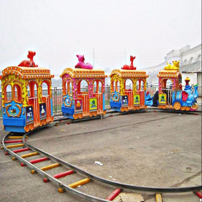 大象火车头轨道车  适合儿童乘坐的小火车  景区人气游乐设备