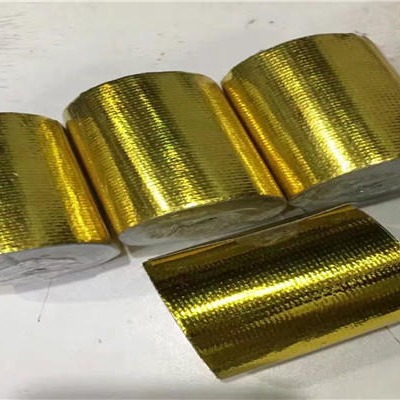 厂家大量直供金色铝箔反辐射耐热缠带