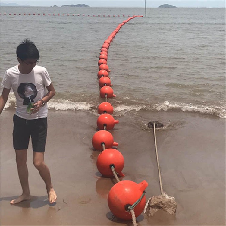 湖面警示漂浮球 25公分30cm 400mm 0.5米塑料浮球厂家