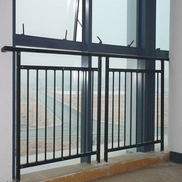 满星实业供应 露天阳台防护栏杆 高层安全防护栏 空调外机护栏 小区阳台护栏 楼梯扶手