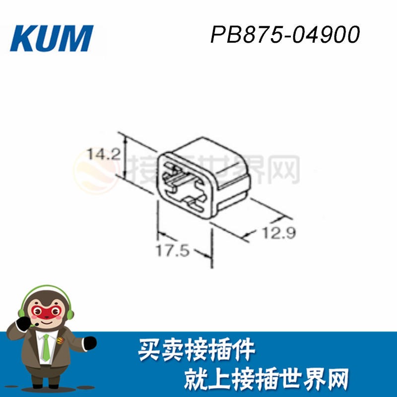 供应KUM塑壳PB875-04900量大从优 接插世界网连接器图片