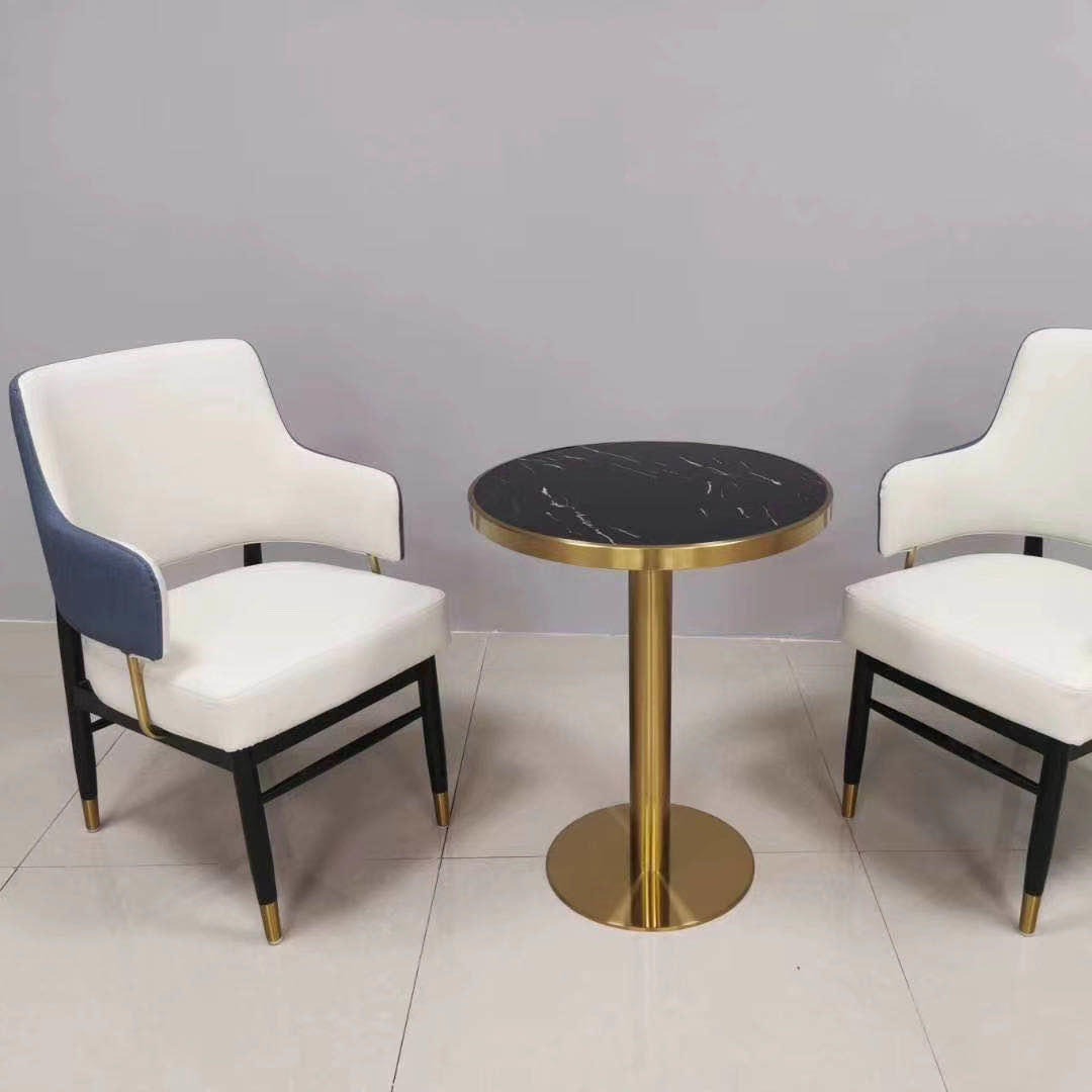 广东迪佳家具可定制 质量保证 美式轻奢港式大理石餐桌椅后现代简约小户型家用桌子实木家具图片