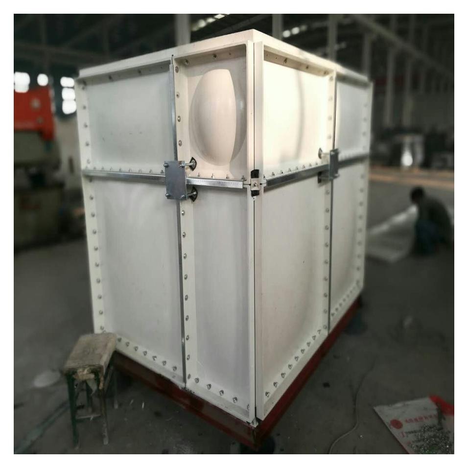 组装水箱 大型玻璃钢70立方水箱 霈凯水箱