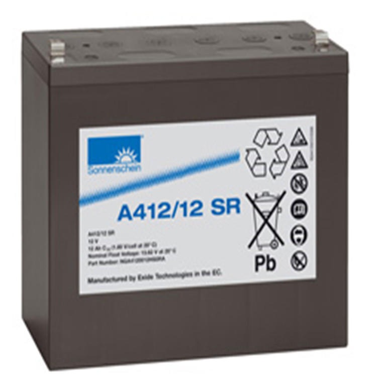 德国阳光蓄电池A412/12SR免维护12V12AH胶体蓄电池批发
