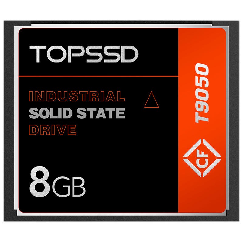 TOPSSD天硕 T9050系列 SLC工业级CF卡 8GB 工业CF卡 工控用CF卡 高速闪存卡  军工品质 匠心之选图片