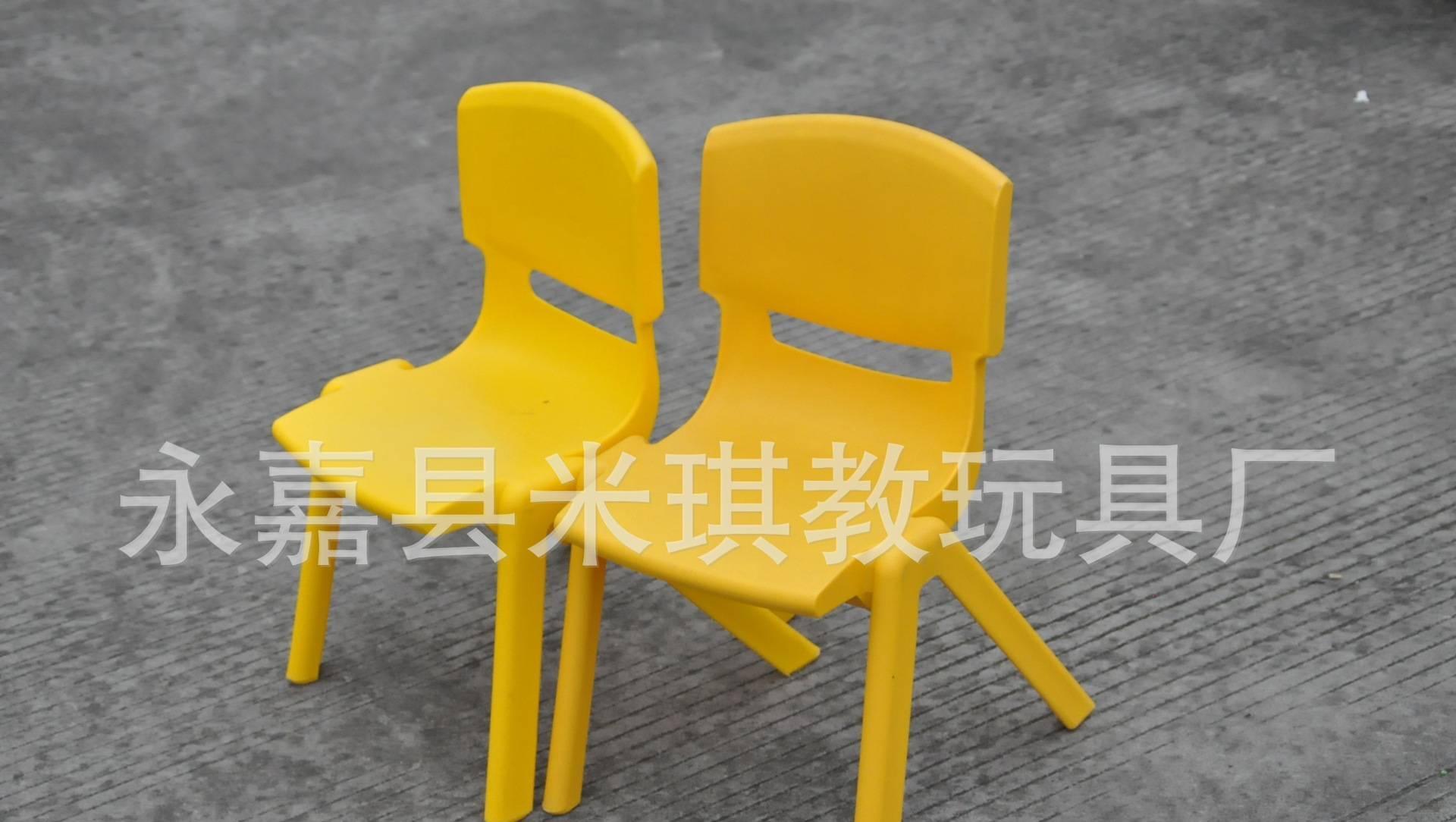 厂家直销园豪华塑料椅子 靠背椅 进口PE料 学生椅 成人椅批发示例图8