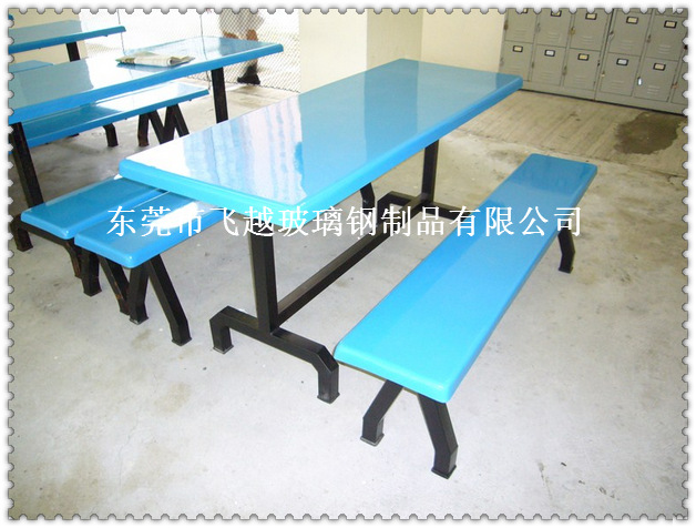 餐厅餐桌椅学生员工食堂餐桌椅组合6人长条凳示例图30