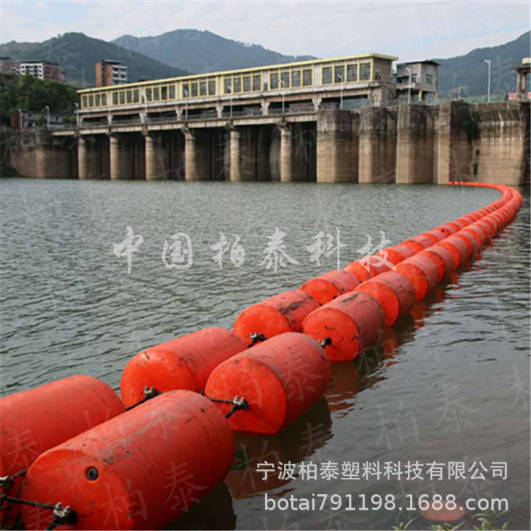 河道拦污格栅浮筒 300*800水面拦污滚筒价格示例图8