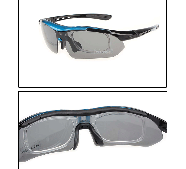 运动眼镜 骑行运动眼镜 偏光骑行运动眼镜 太阳偏光骑行运动眼镜示例图12