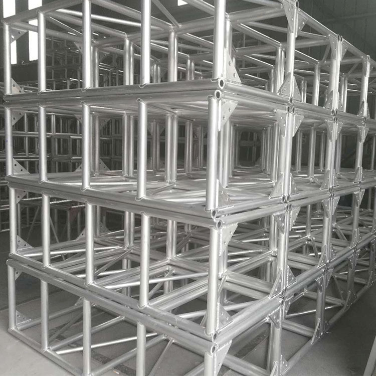 600*720铝合金铝板桁架龙门架truss灯光架舞台设备宁波厂家直销示例图3
