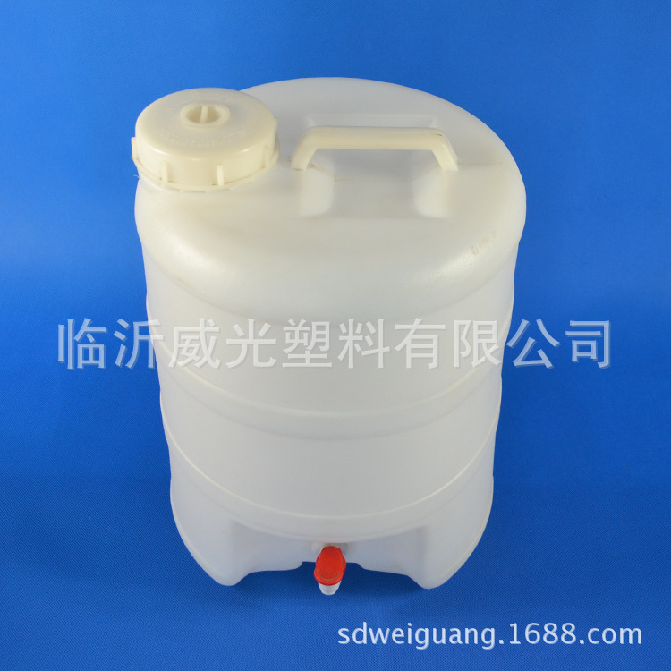 WG20L【厂家直供】白色塑料包装桶圆形桶20升酒桶示例图5