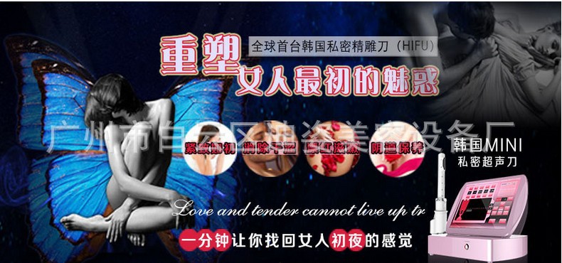 韩国进口美容仪器私密超声刀 女性私密护理紧致美阴仪新品示例图5