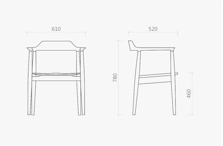 北欧实木餐椅厂家酒店西餐厅简约现代餐椅榉木白橡黑胡桃定做示例图10