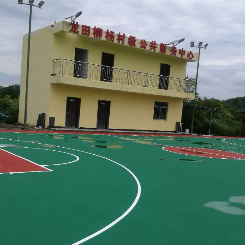 足球场人造草坪 硅pu篮球场造价明细 环保型硅PU篮球场材料 365天天服务