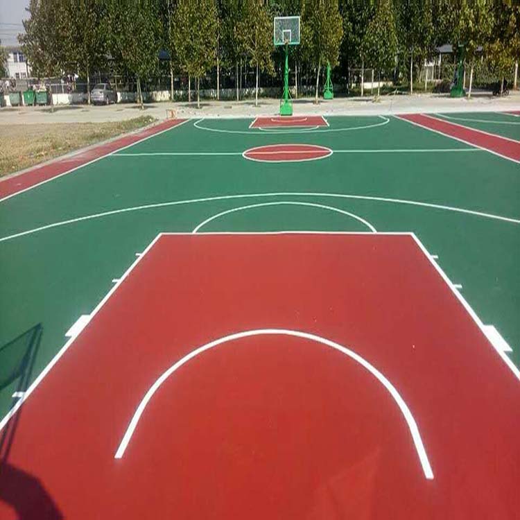 硅pu球场建设 学校硅PU篮球场建设 恒扬 地面施工