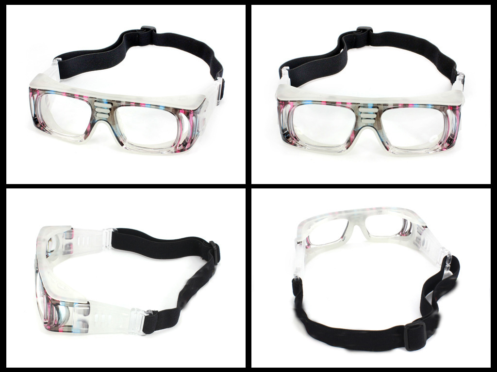 新款篮球眼镜 防撞击足球 护目眼镜 可配近视运动镜架 厂家直批发示例图7