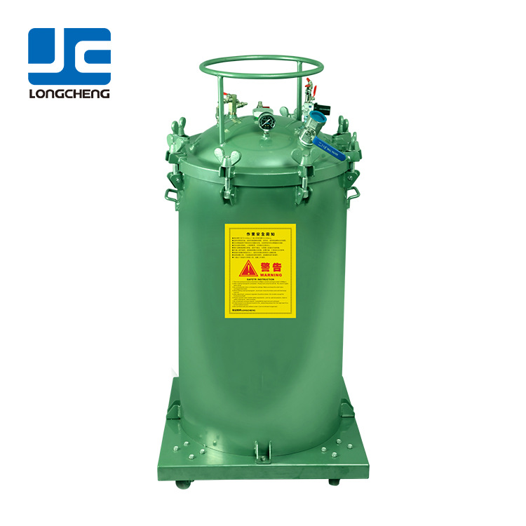 台湾龙呈压力桶LC-200 200L大容量输送金属喷涂经济无搅拌压力桶