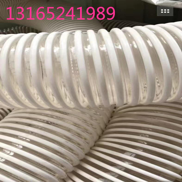 厂家批发pu塑筋管呼吸机管pu耐磨食品级塑筋管pu透明内壁平滑输送管
