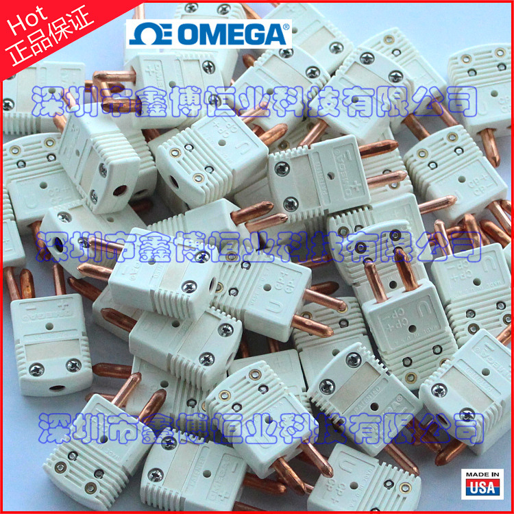 OSTW-U-M插头 美国omega热电阻端子 热电阻连接器 2脚大号白色示例图2