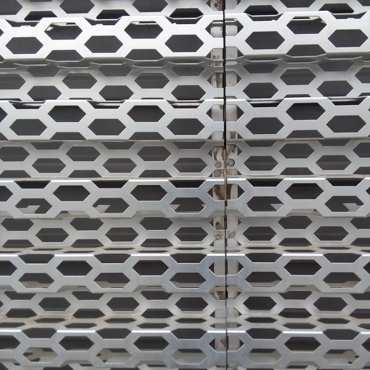 铝板冲孔板 装饰冲孔网 汽车4S店装饰网板 铝单片网板示例图7