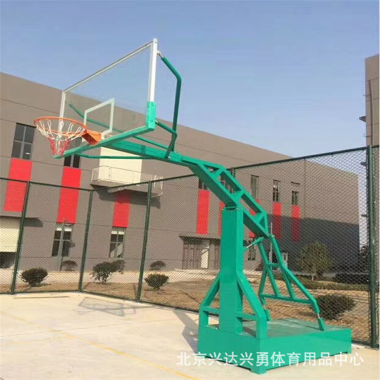 北京篮球架厂价直销 成人儿童升降式篮球架 钢化玻璃篮球架批发示例图9
