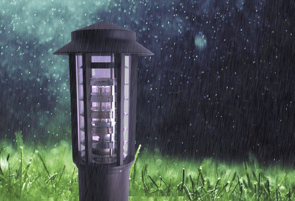 新款LED太阳能草坪灯 户外压铸景观庭院草地灯 现代圆形草坪路灯示例图2