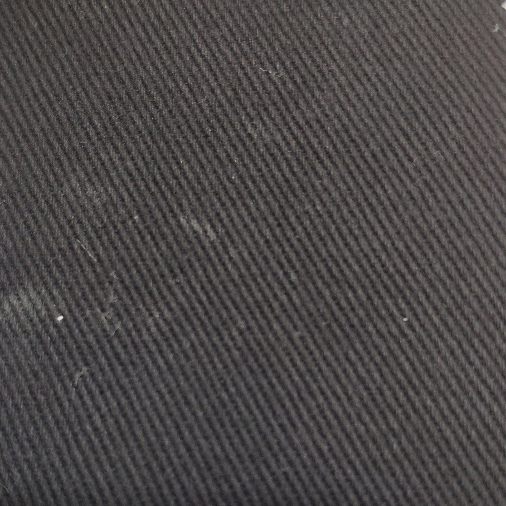 棉布系列 全棉斜纹7*7棉布 13oz 黑色 半漂 漂白 外套裤装面料示例图2
