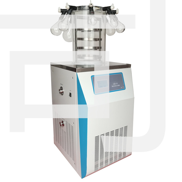 生物冻干粉冷冻干燥机 <strong>LGJ-12多歧管普通型冷冻干燥机</strong> 冻干曲线冻干机价格示例图1