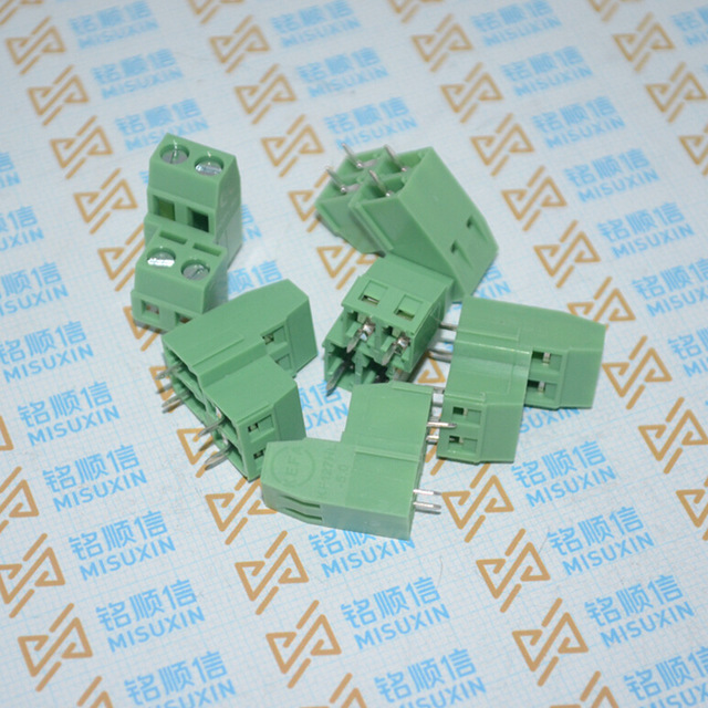 螺钉式PCB接线端子KF127HL-5.0/5.08mm高低错位绿色 深圳现货供应