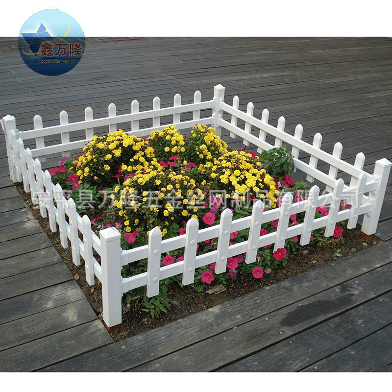 规格齐全 花坛草坪护栏 |PVC塑钢草坪护栏 |高强度花坛铁艺围栏示例图6