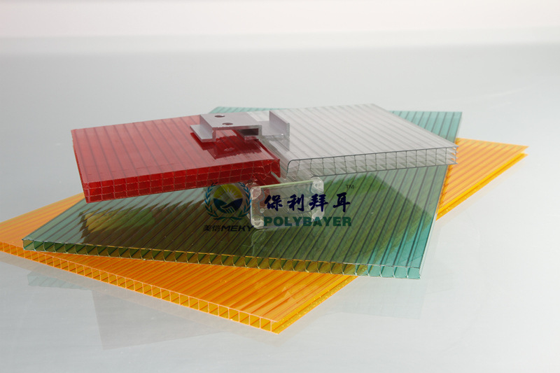 上海地区二层中空阳光板厂家透明10mm耐力板锁扣板车棚雨棚配件示例图96