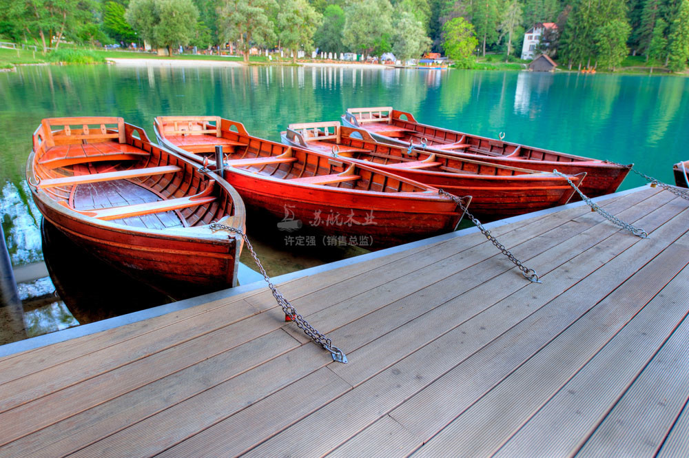 苏航厂家定制景观装饰游船园林水上小型木船餐饮画舫船示例图5