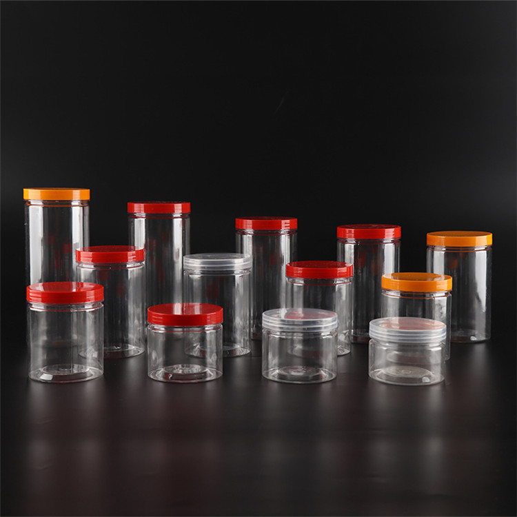 铭诺 透明塑料罐厂家 pet塑料罐 透明茶叶罐图片
