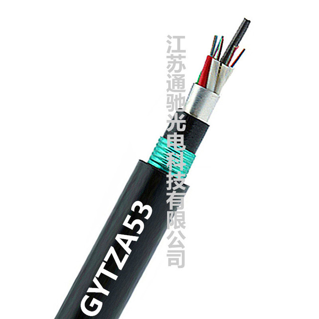 GYTZA-8A1  铠装阻燃 多模光缆 TCGD/通驰光电 8芯单模gytzy53-8b1高速地埋阻燃