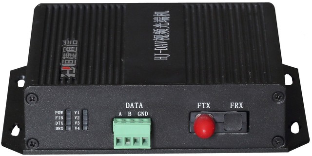 2路光端机2路视频光端机带1路反向数据 2V1D 工业级视频光端机