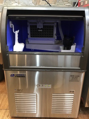 百誉制冰机百誉BY80制冰机商用制冰机40公斤奶茶店制冰机示例图3