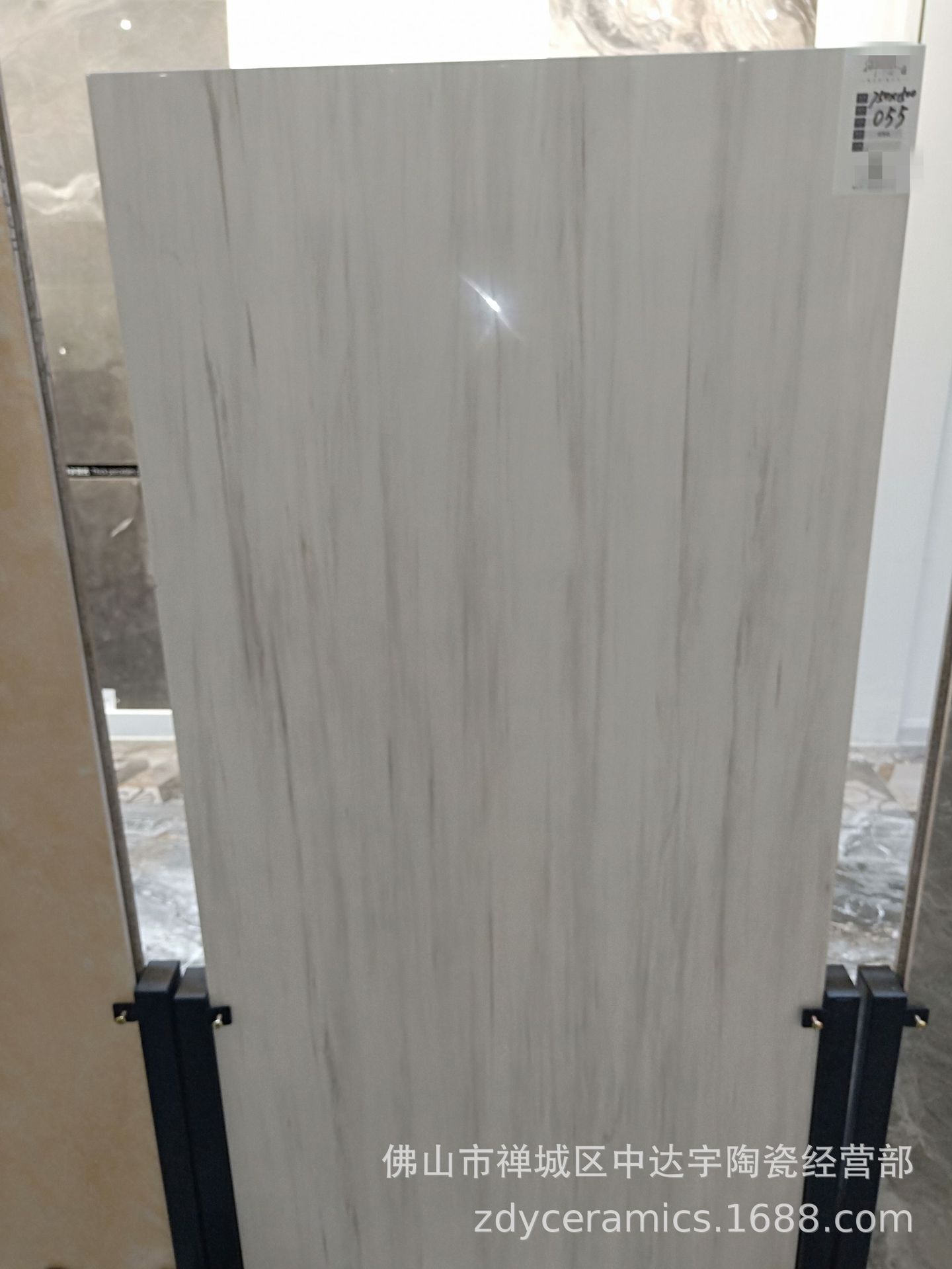 佛山灰色系列 75X150cm 通体大理石瓷砖墙面客厅卫生间酒店地面砖示例图1